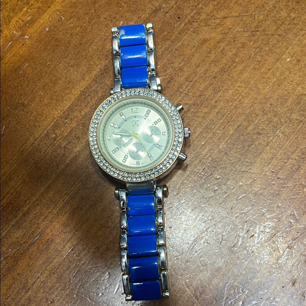 Charming Charlie Blue and Silver Watch